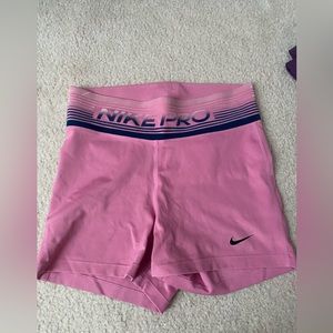 Pink Nike Pro - Nike Athletic Shorts - Nike Dri Fit